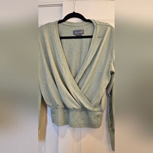 Anthropologie Green Lightweight Thin Sweater